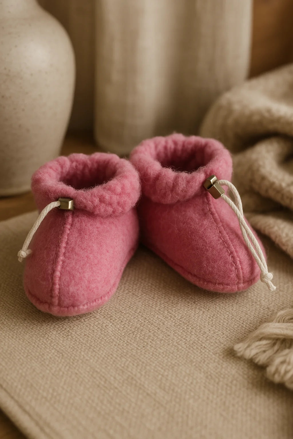 Merino Wollen Babysloffen | Noordiq