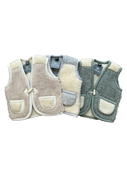 Merino Wollen Kinder Gilet | Noordiq